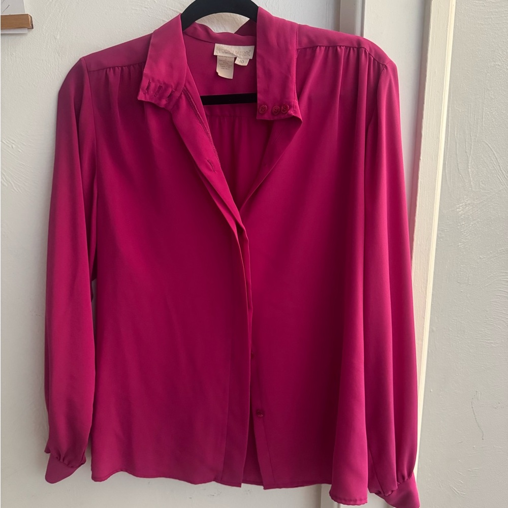 Chic Magenta Women's Blouse